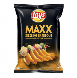 Lay's Maxx Sizzling Barbeque Flavour Potato Chips  Pack  57 grams